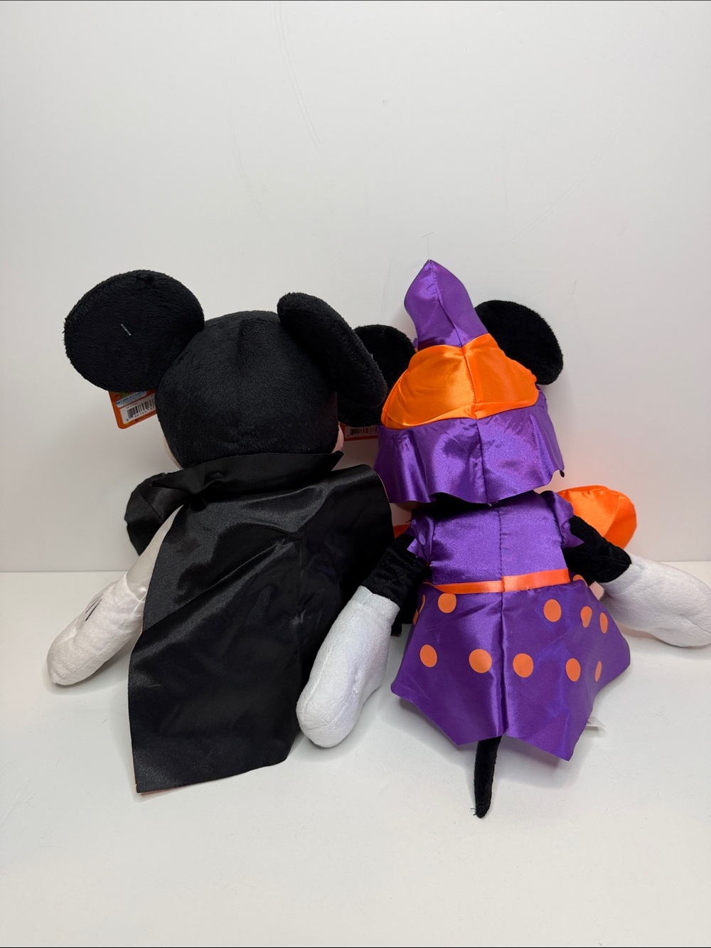 Disney Mickey and Minnie Mouse Halloween plush set - Picture 4 of 6